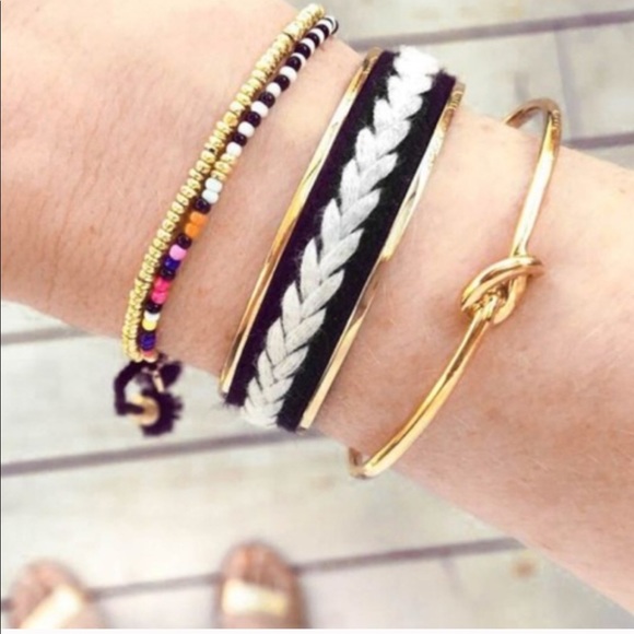 Stella & Dot | Dainty Gold Bracelet🌈Beaded Melody Bracelet - Picture 4 of 9